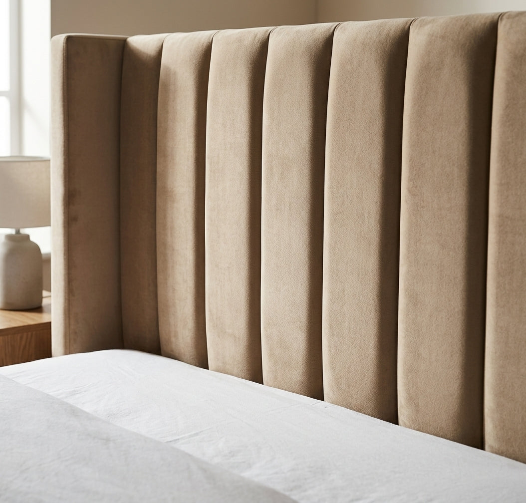 Diva Panel Velvet Headboard