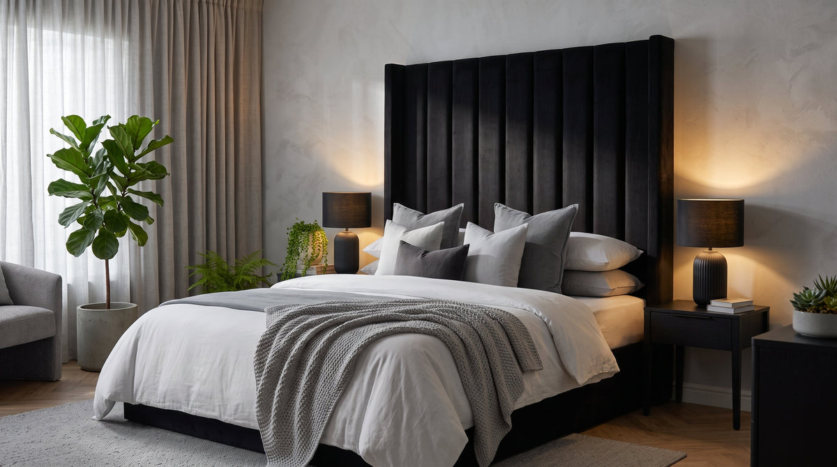 Diva Panel Velvet Headboard