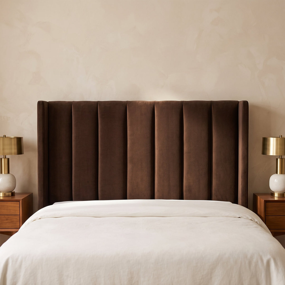 Diva Panel Velvet Headboard