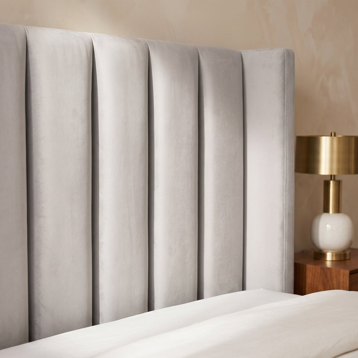 Diva Panel Velvet Headboard