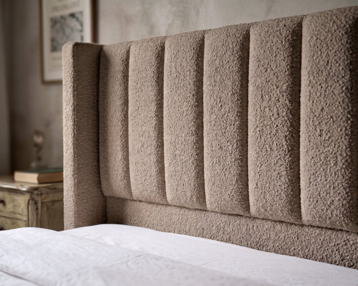 Giselle Bouclé Panelled Headboard