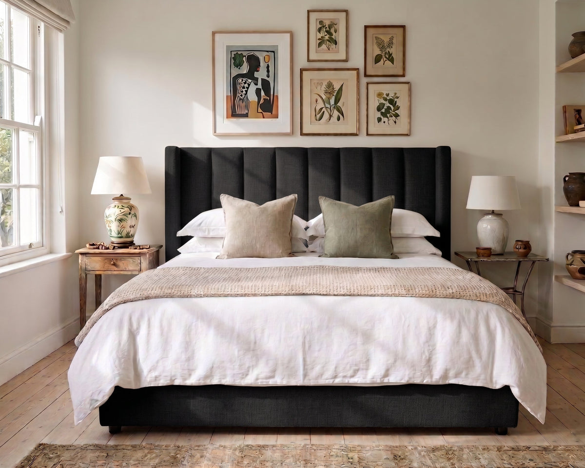 Giselle Bouclé Panelled Headboard