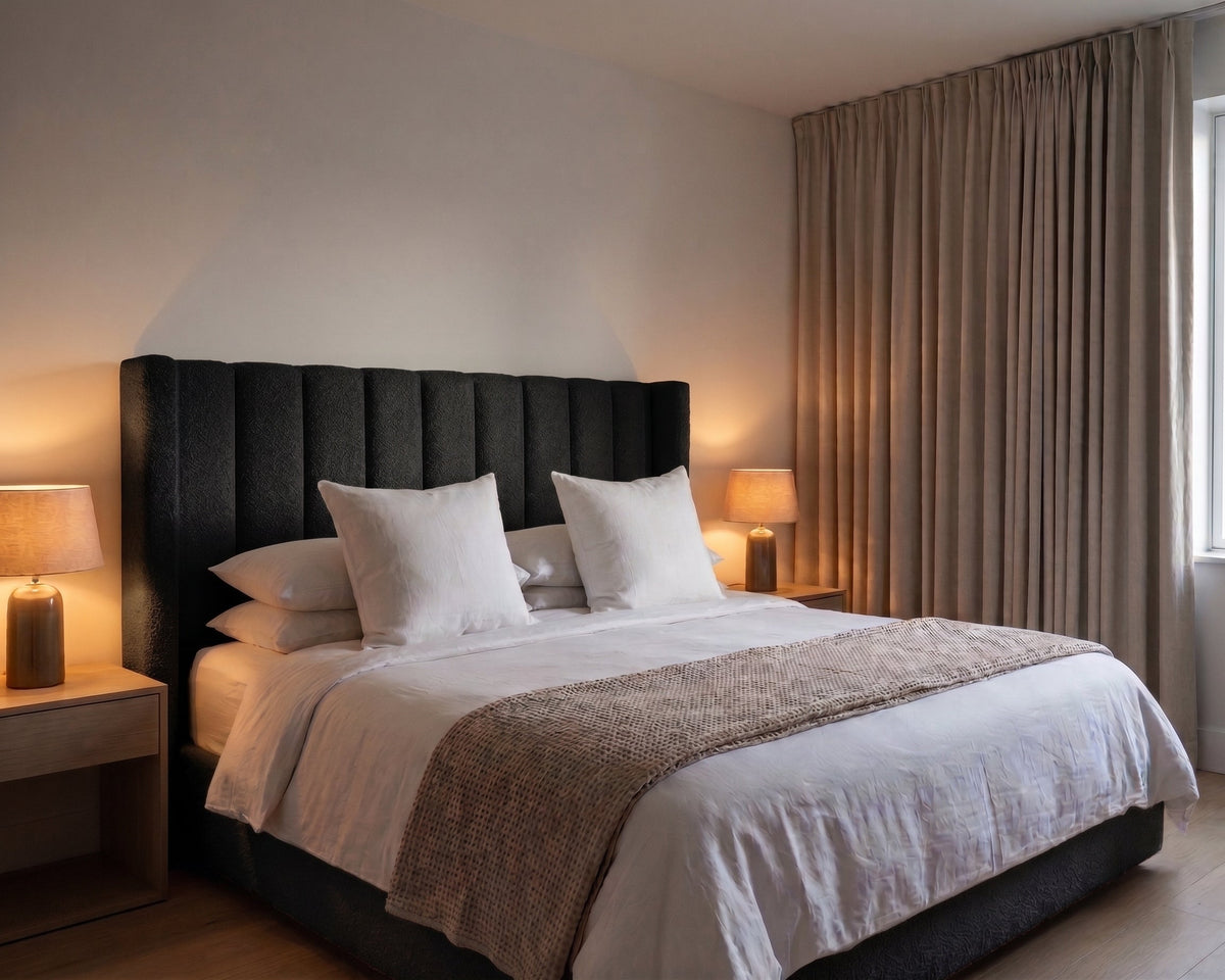 Giselle Bouclé Panelled Headboard