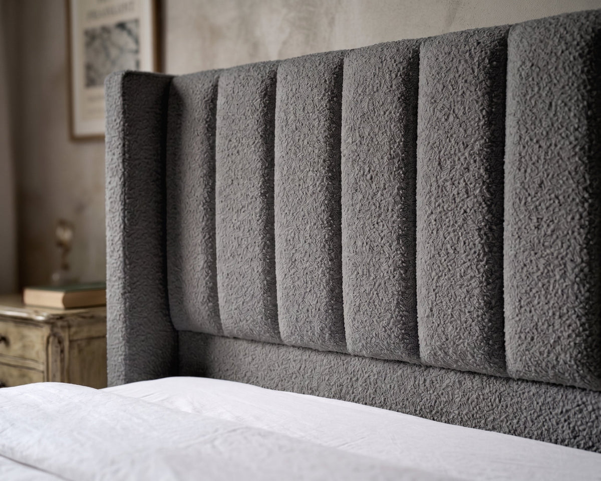 Giselle Bouclé Panelled Headboard