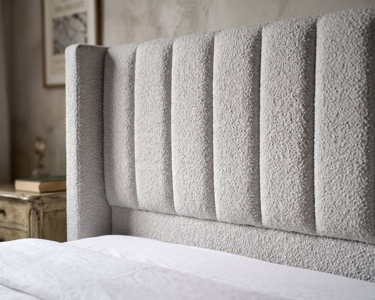 Giselle Bouclé Panelled Headboard