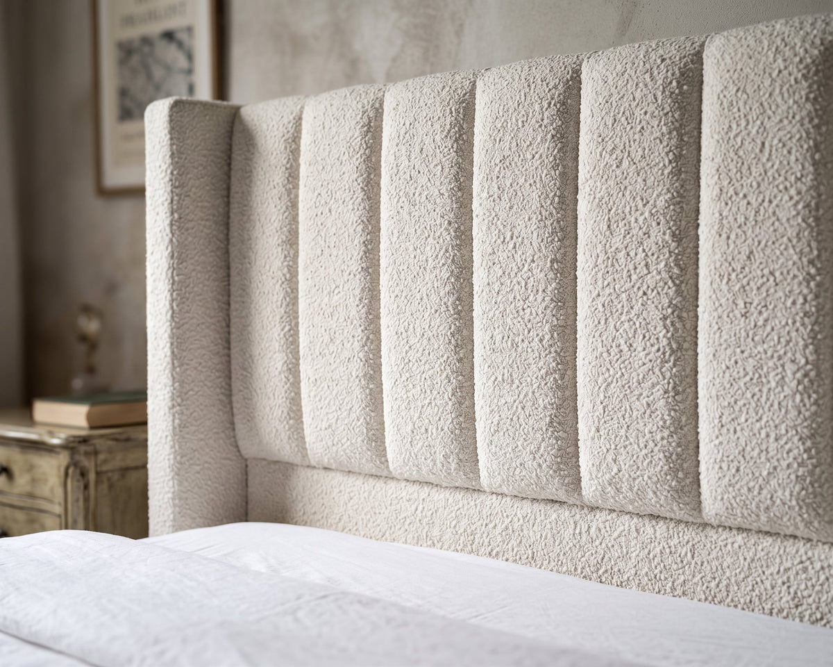 Giselle Bouclé Panelled Headboard