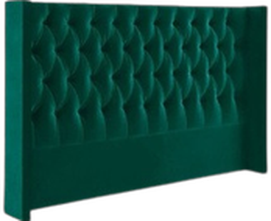 Isaacs Emerald Diamond Tufted Headboard
