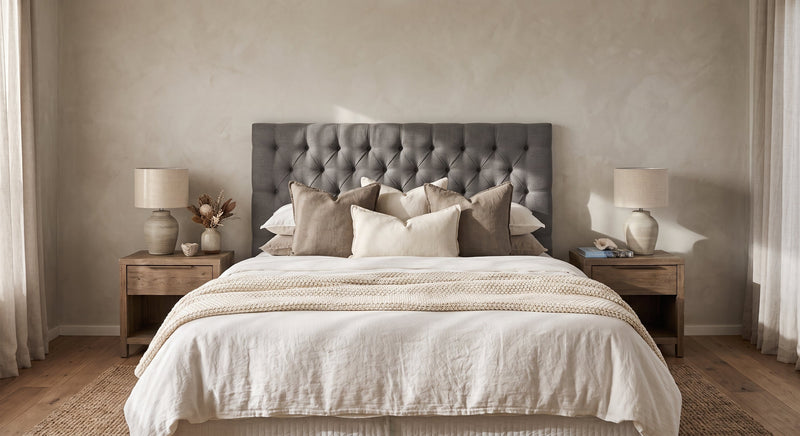 Kristian Tufted Linen Headboard