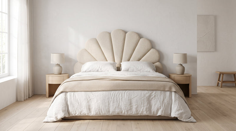 LunaShell Bouclé Headboard