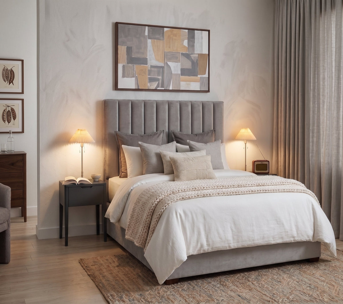 Maya Velvet Headboard