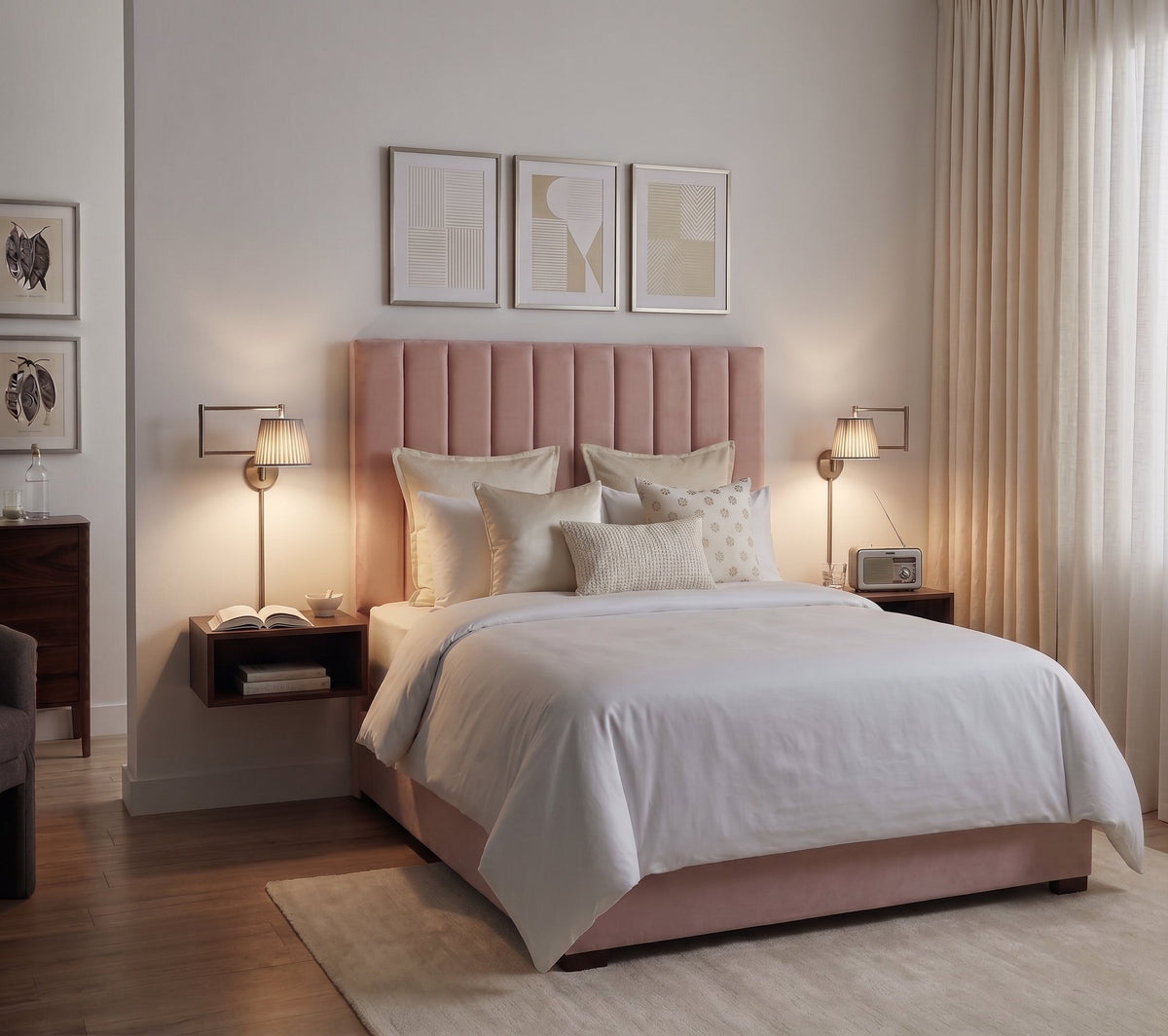 Maya Velvet Headboard