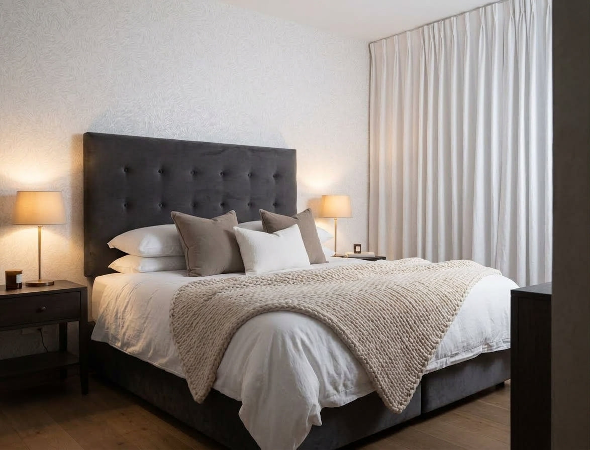 Modern Deep-Button Headboard