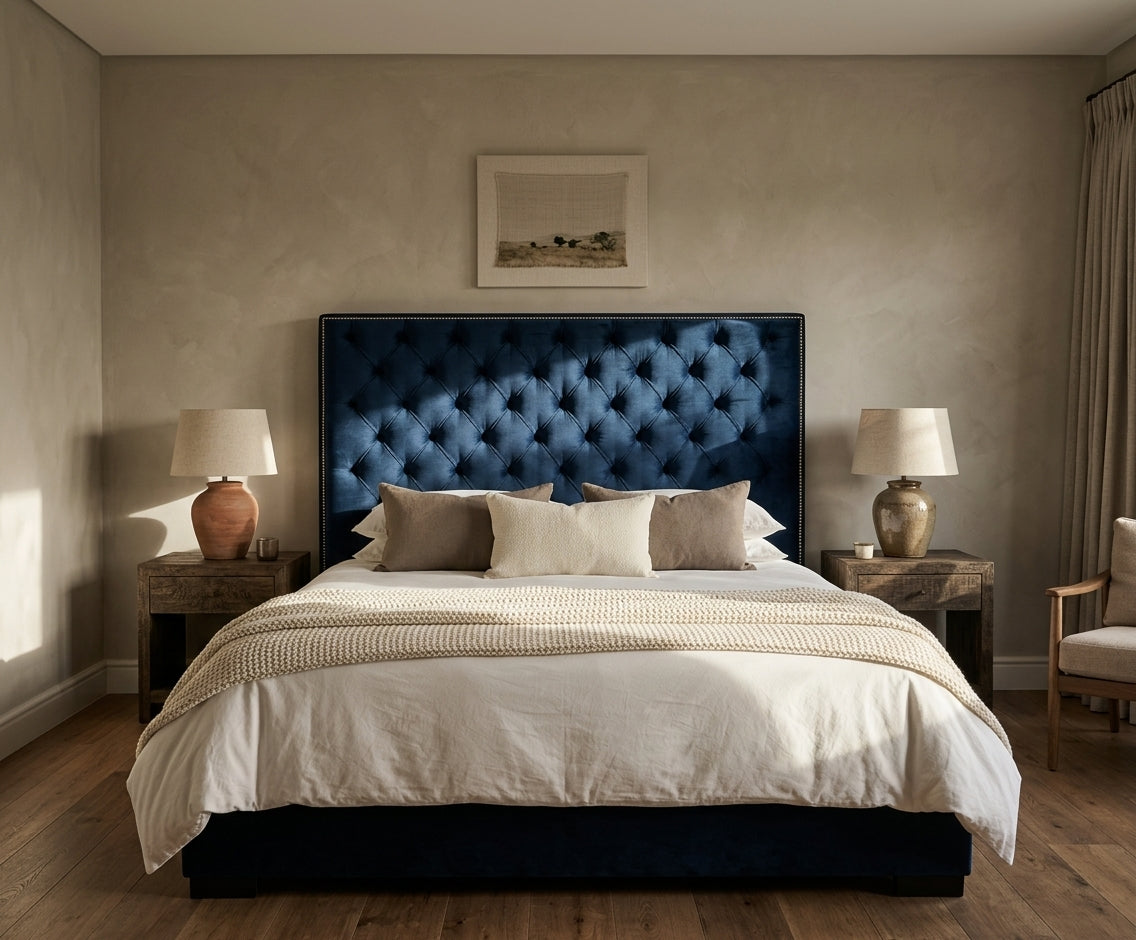 Sweet Dreams Velvet Tufted Headboard