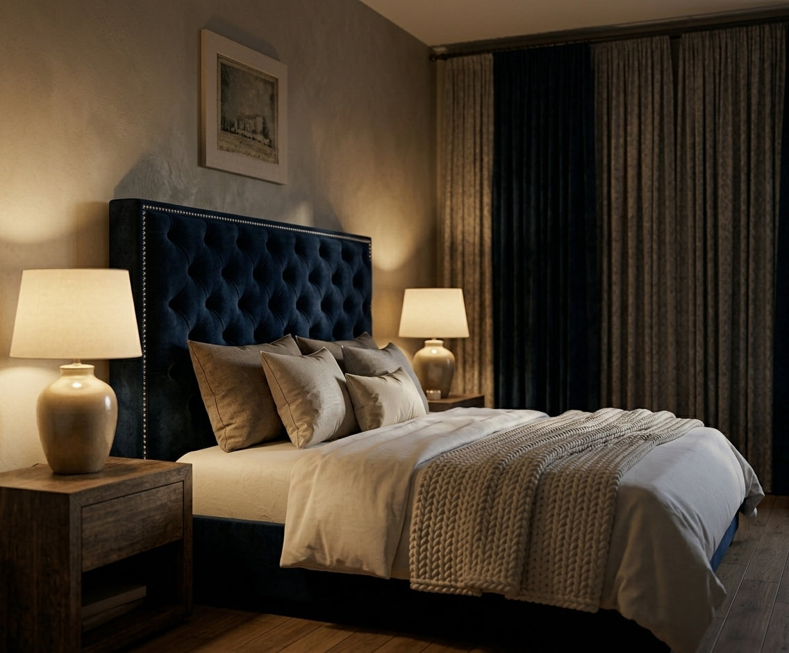Sweet Dreams Velvet Tufted Headboard