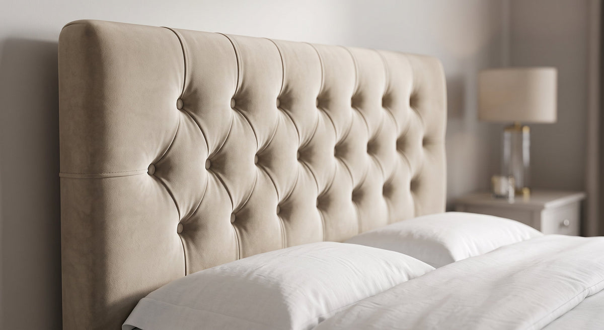 Sweet Dreams Velvet Tufted Headboard