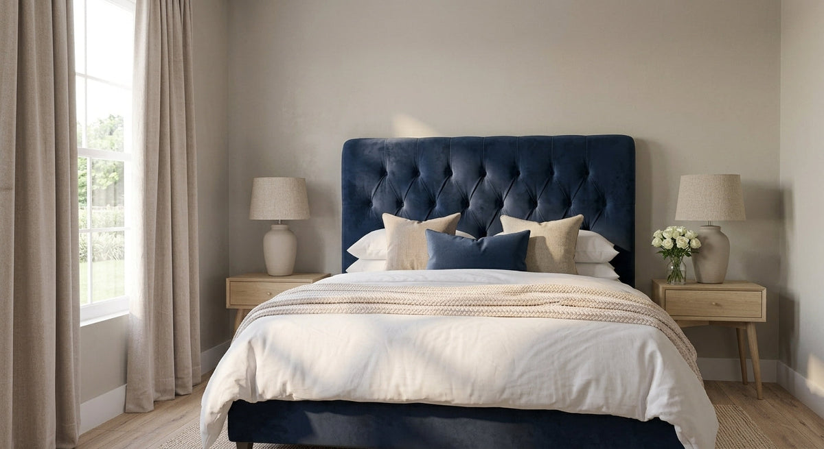 Sweet Dreams Velvet Tufted Headboard