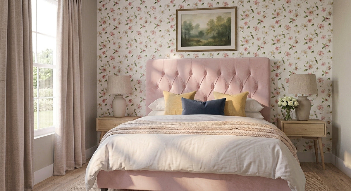 Sweet Dreams Velvet Tufted Headboard
