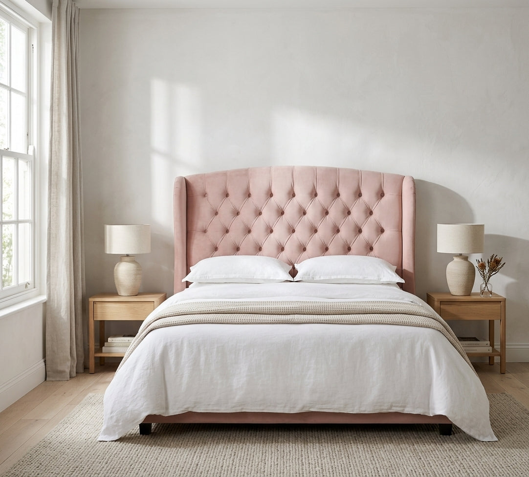 Sweet Dreams Velvet Tufted Headboard